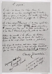Poema de autógrafos "Possession"